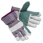 Memphis Economy Leather Palm Gloves, Extra Large, Striped CRW1211XL