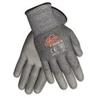 Memphis Ninja Force Polyurethane Coated Gloves, Large, Gray CRWN9677L