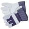 Memphis Split Leather Palm Gloves, Gray CRW12010M