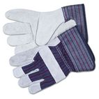 Memphis Split Leather Palm Gloves, Gray CRW12010S