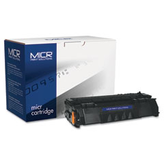 MICR Print Solutions 49AM Compatible MICR Toner, 2500 Page-Yield, Black MCR49AM
