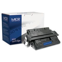MICR Print Solutions 61XM Compatible High-Yield MICR Toner, 10000 Page-Yield, Black MCR61XM