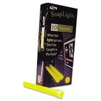 Miller's Creek Snaplights, 6"l x 3/4"w, Yellow, 10/Pack MLE151849