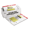 MMF Industries 12 Bundle Capacity Tamper-Evident Cash Bags, 20 x 24, Clear, 250 Bags/Box MMF2362007N20