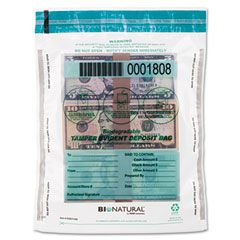 MMF Industries Bio-Natural Bags, 9 x 12, Clear, 100/Box MMF236211320
