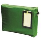 MMF Industries Expandable Dark Green Transit Sack, 14w x 11h x 3d MMF2342411L02