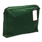 MMF Industries Expandable Dark Green Transit Sack, 18w x 14h x 4d MMF2342814L02