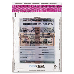 MMF Industries FREEZFraud Bags, 9 x 12, Clear, 100/Box MMF236210320
