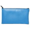 MMF Industries Leatherette Zippered Wallet, Leather-Like Vinyl, 11w x 6h, Marine Blue MMF2340416W38