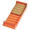 MMF Industries Porta-Count System Rolled Coin Plastic Storage Tray, Orange MMF212082516
