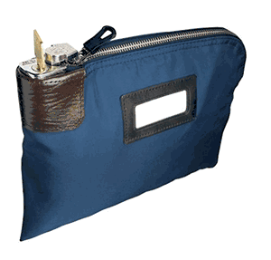 MMF Industries Seven-Pin Security/Night Deposit Bag with 2 Keys, 11 X 8-1/2 Inches, Navy (233110808)
