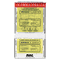 MMF Industries Tamper-Evident Twin Deposit Bags, 9 1/2 x 17 1/2, 100/Box, Clear MMF2362500N20