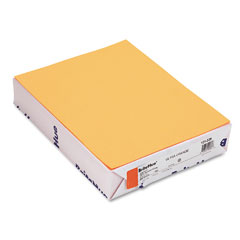 Mohawk BriteHue Multipurpose Colored Paper, 20lb, 8-1/2x11, Ultra Orange, 500 Shts/Rm MOW101329