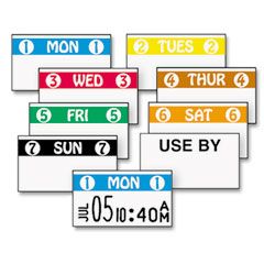 Monarch FreshMarx Freezx Color Coded Labels, Use By Date, White, 2500 Labels/Roll MNK925211
