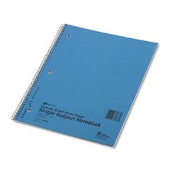 National Brand Subject Wirebound Notebook, College/Margin Rule, Ltr, WE, 50 Sheets/Pad RED33986