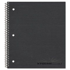 National Brand Three-Subject Notebook, College/Margin Rule, 8-7/8 x 11, WE, 120 Sheets RED31384