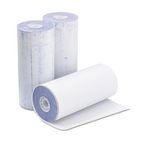 NCR Teller Roll, 1/2" x 92 ft, White, 50/Box NCR802211