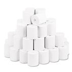 NCR Two-Sided Thermal Paper Rolls, 3-1/8" x 273 ft, White, 50/Carton NCR90790001