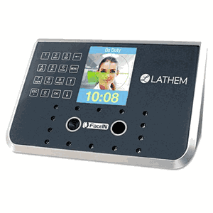 NEW - Face Recognition Time Clock System. 500 employees, Gray, 7 1/4 x 3 1/2 x 5 1/4 - FR650KIT by Lant