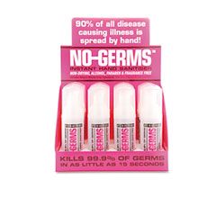 NO-GERMS Instant Hand Sanitizer, No Alcohol, Kills 99.9% of Germs, Moisturizes, 1.69 oz. ADF00014