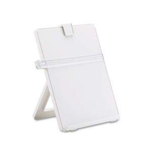 Non-Magnetic Letter-Size Desktop Copyholder, Plastic, Platinum, Sold as 1 Each