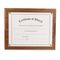 Nu-Dell Award-A-Plaque Document Holder, Acrylic/Plastic, 10-1/2 x 13, Oak NUD18812M