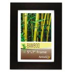 Nu-Dell Bamboo Frame, 5 x 7, Black NUD14157