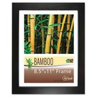 Nu-Dell Bamboo Frame, 8 1/2 x 11, Black NUD14185