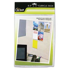 Nu-Dell Clear Plastic Sign Holder, All-Purpose, 8 1/2 x 11 NUD37085Z