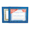 Nu-Dell Leatherette Document Frame, 8-1/2 x 11, Blue, Pack of Two NUD21201