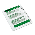 Office Essentials Office Essentials Table 'N Tabs Dividers, 12-Tab, 1-12, Letter, White, 1 Set AVE11672