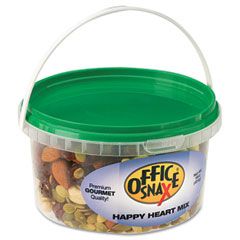 Office Snax All Tyme Favorite Nuts, Happy Heart Mix, 16 oz Tub OFX00055