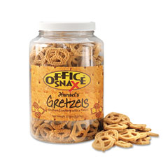 Office Snax Gretzels, Cinnamon/Honey, 20 oz. OFX00043