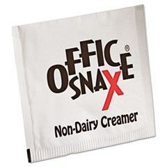 Office Snax Premeasured Single-Serve Packets, Powder Non-Dairy Creamer, 800/Carton OFX00022CT