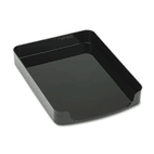 Officemate 2200 Series Front-Loading Desk Tray, Plastic, 8 1/2 x 11, Black OIC22232