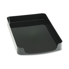 Officemate 2200 Series Front-Loading Desk Tray, Plastic, 8 1/2 x 14, Black OIC22242