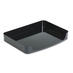 Officemate 2200 Series Side-Loading Desk Tray, Plastic, 8 1/2 x 11, Black OIC22202