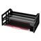 Officemate Recycled Desk Tray, Side Load,9 x 16 1/4 x 5, Legal, Black, 2/PK OIC26054