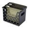 Officemate Recycled File Sorter, Three Sections, 13 1/4 x 8 5/8 x 10 3/4, Letter, Black OIC26162