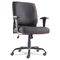 OIF Big & Tall Mid-Back Swivel/Tilt Chair, Fabric, Black OIFBT4510