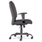OIF Big & Tall Mid-Back Swivel/Tilt Chair, Fabric, Black OIFBT4510
