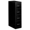 OIF Four-Drawer Economy Vertical File, 15w x 26-1/2d x 52h, Black EFS41109