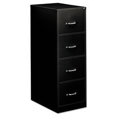 OIF Four-Drawer Economy Vertical File, 18-1/4w x 26-1/2d x 52h, Black EFS42209