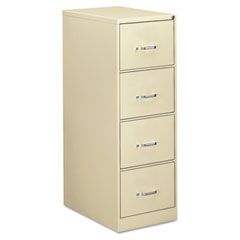 OIF Four-Drawer Economy Vertical File, 18-1/4w x 26-1/2d x 52h, Putty EFS42206