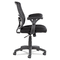 OIF Mid-Back Swivel/Tilt Mesh Swirl Chair, White/Black OIFLG4217