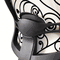 OIF Mid-Back Swivel/Tilt Mesh Swirl Chair, White/Black OIFLG4217
