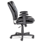 OIF Swivel/Tilt Leather Task Chair, Black OIFST4819