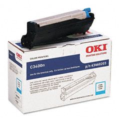 Oki 43460203 Drum Unit, Cyan OKI43460203