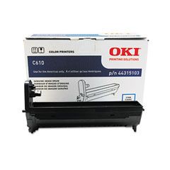 Oki 44315103 Drum, 20,000 Page-Yield, Cyan OKI44315103