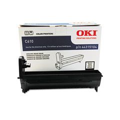 Oki 44315104 Drum, 20,000 Page-Yield, Black OKI44315104